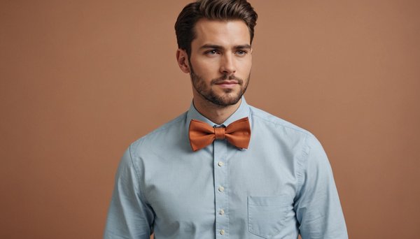 Découvrez le charme du noeud papillon terracotta élégant